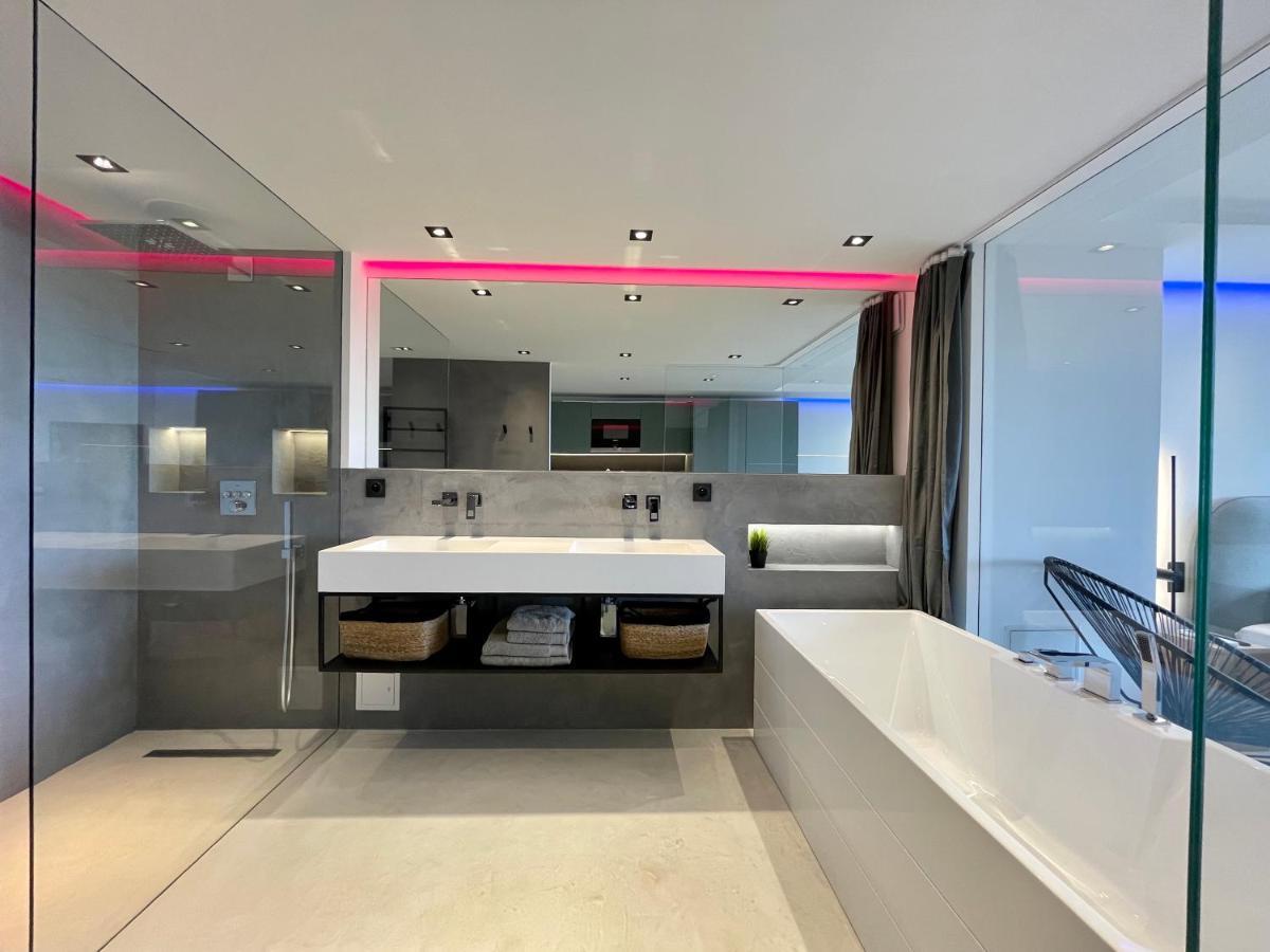 Appartement Neuf Climatise - Vue Mer Saint-Tropez - 50M Plage Et Port - Piscine 盖辛 外观 照片