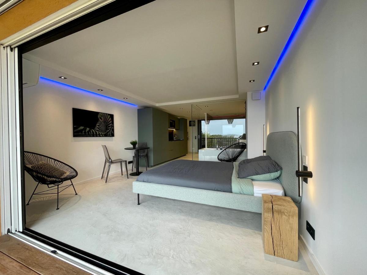 Appartement Neuf Climatise - Vue Mer Saint-Tropez - 50M Plage Et Port - Piscine 盖辛 外观 照片